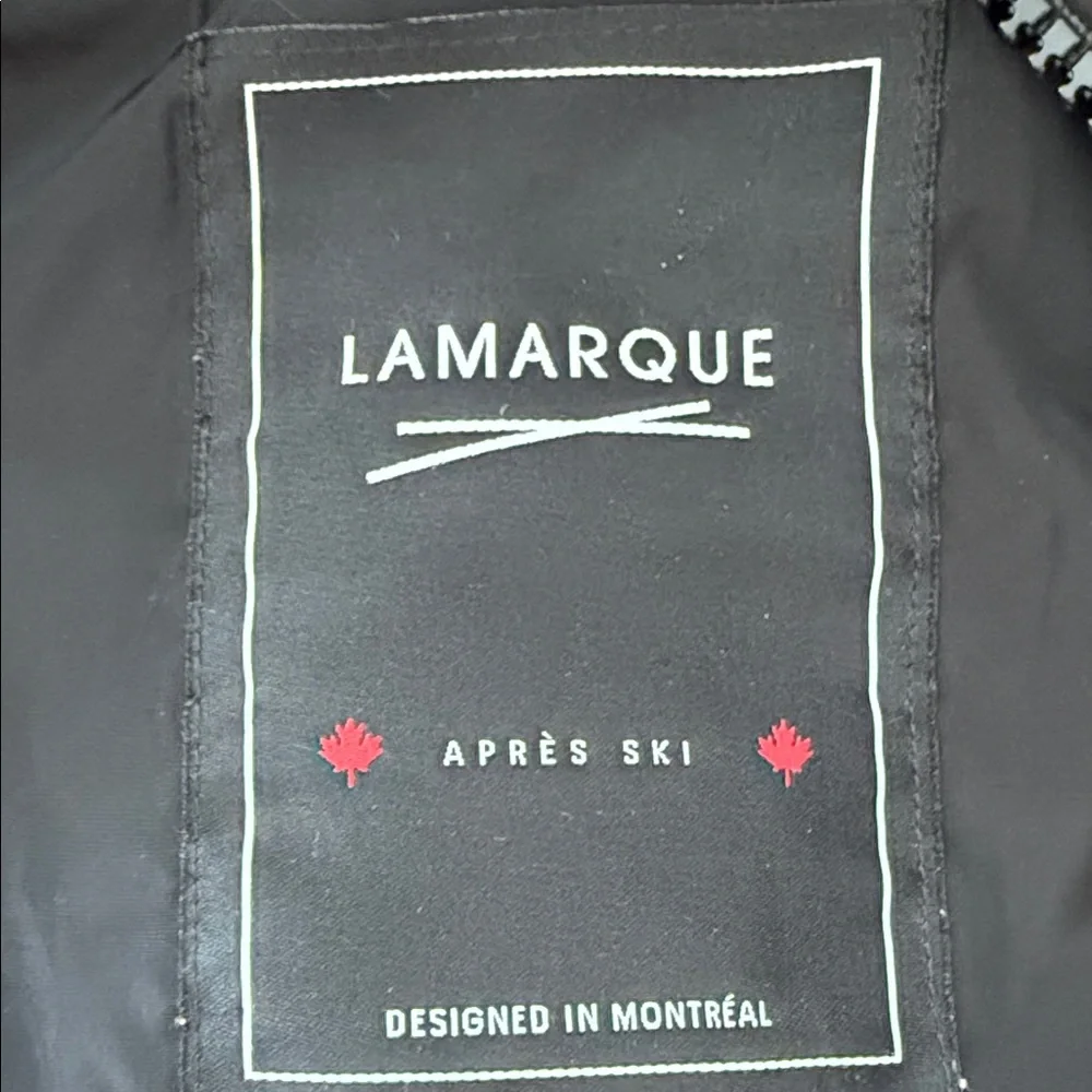 LAMARQUE Après Ski Black Jacket - Picture 10 of 14